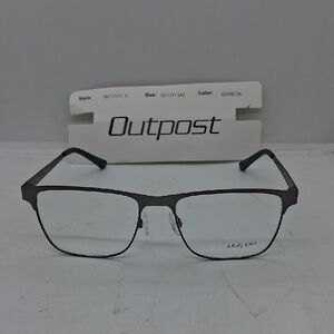 NWT Rxable Mens Outpost 5 Gunmetal Eyeglass Frames